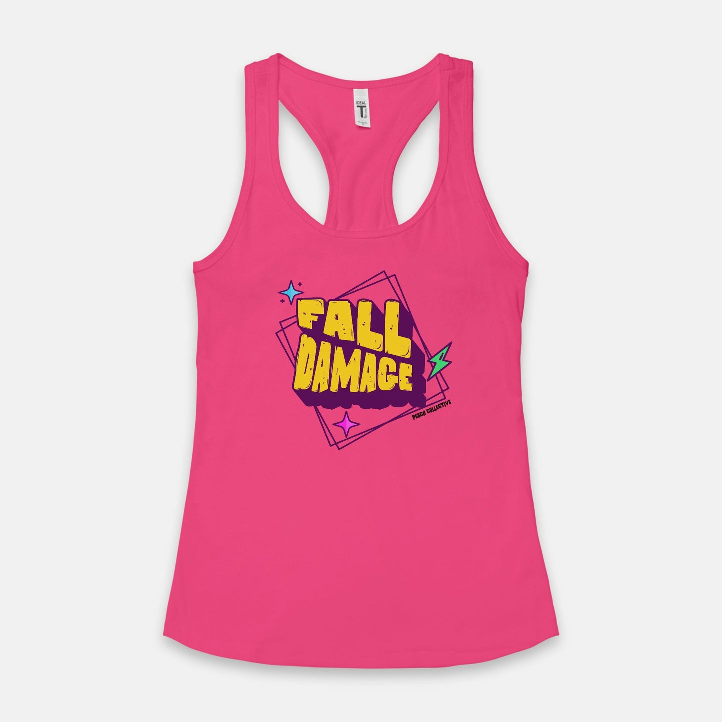 Fall Damage Women's Racerback Tank Next Level 1533