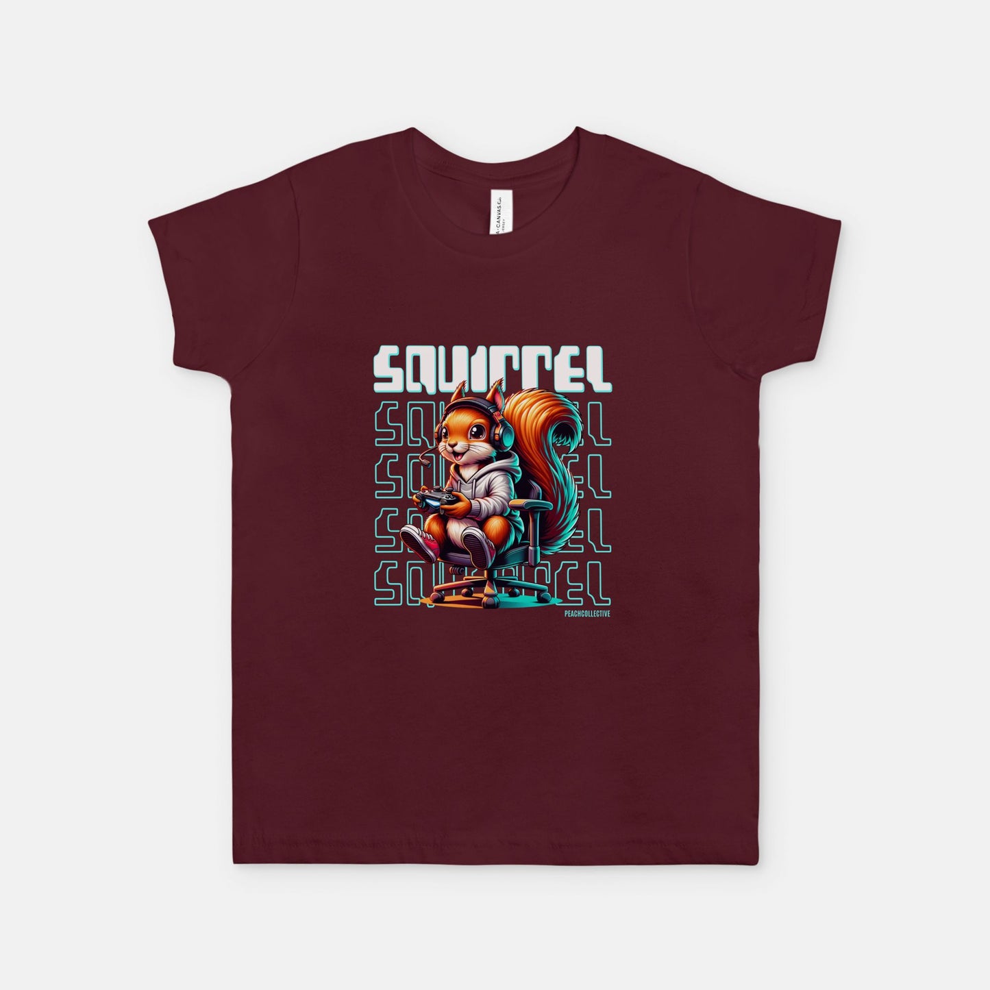 Squirrel Bella Canvas Youth Unisex Jersey Short Sleeve Tee 3001Y