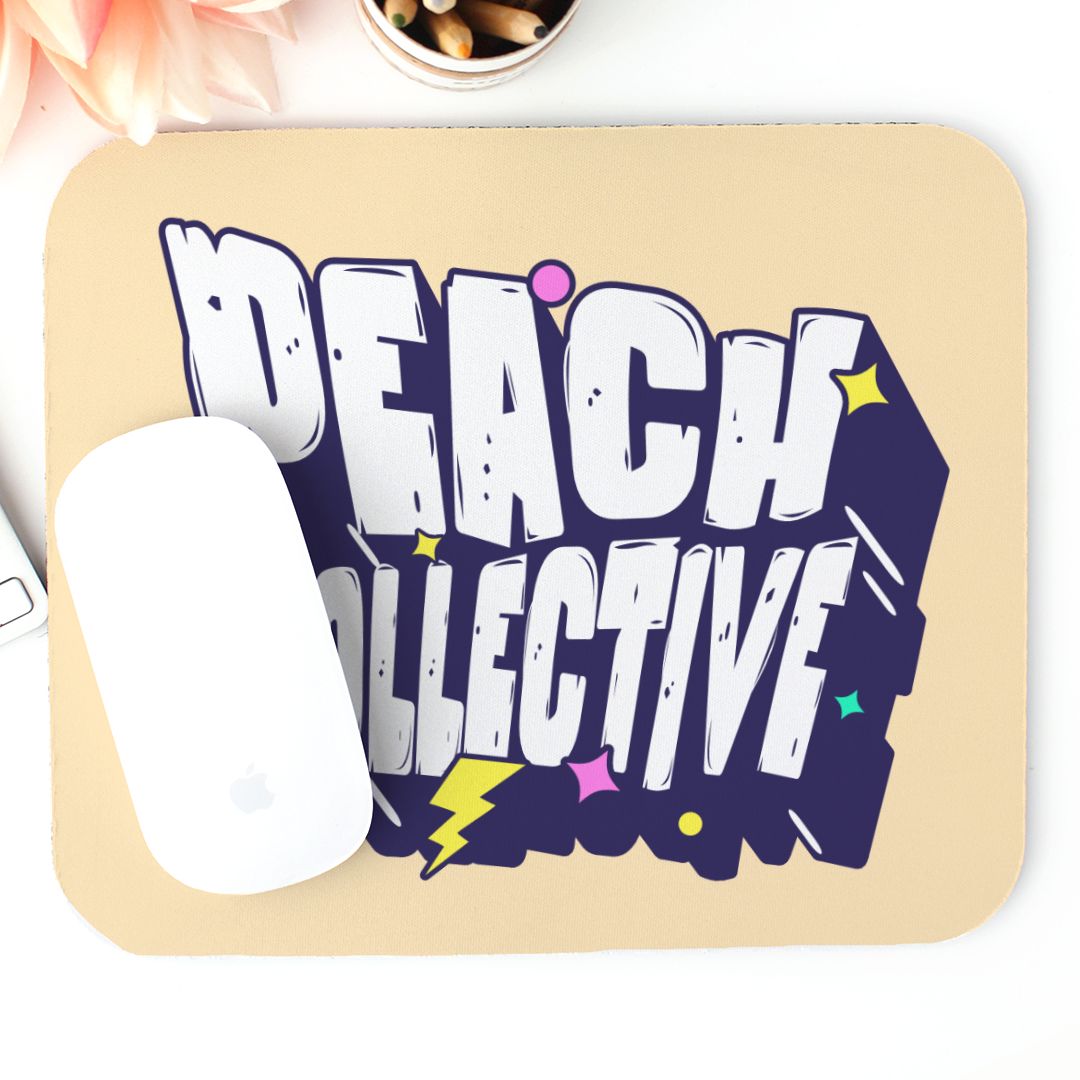 Peach Collective Mouse Pad (Rectangle)