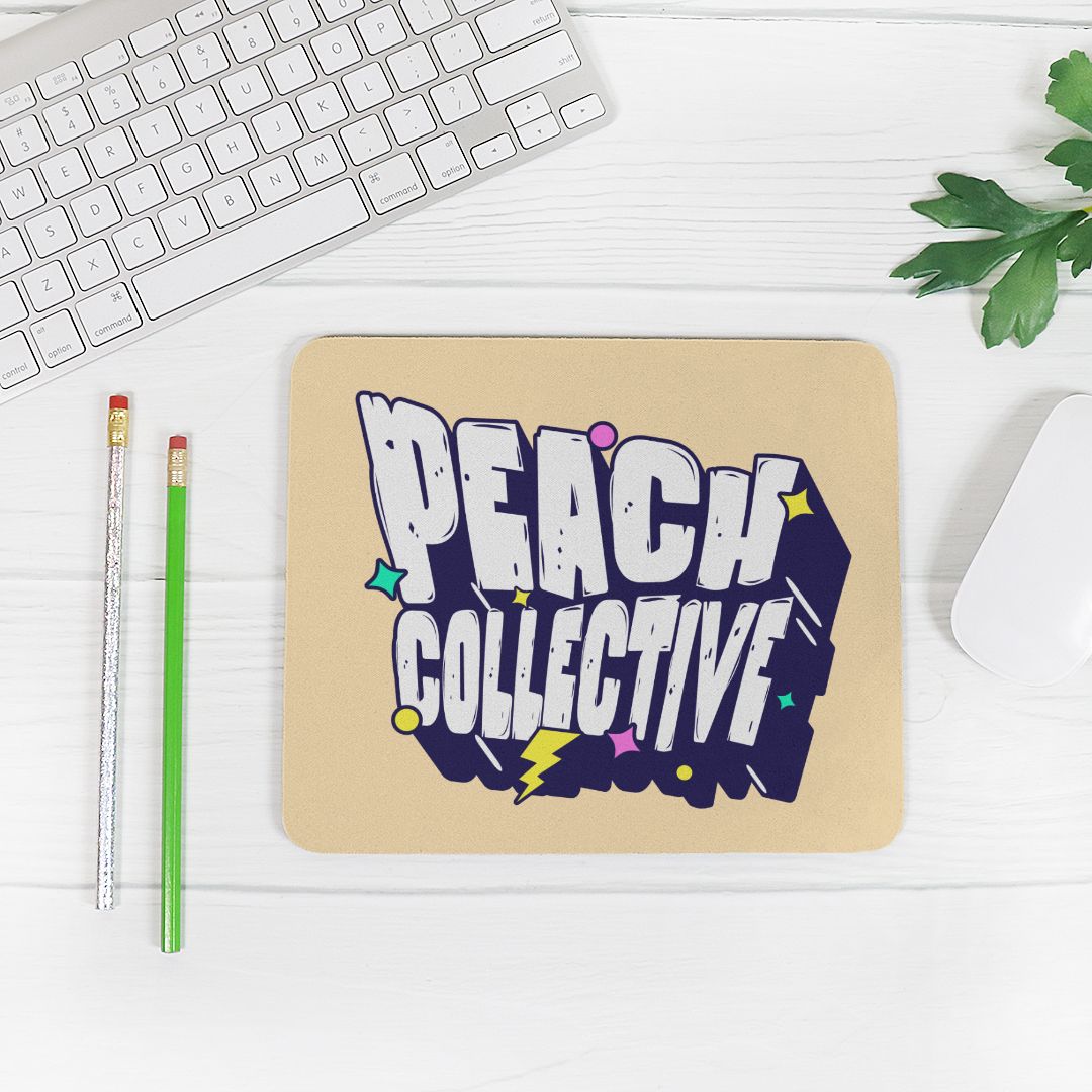Peach Collective Mouse Pad (Rectangle)
