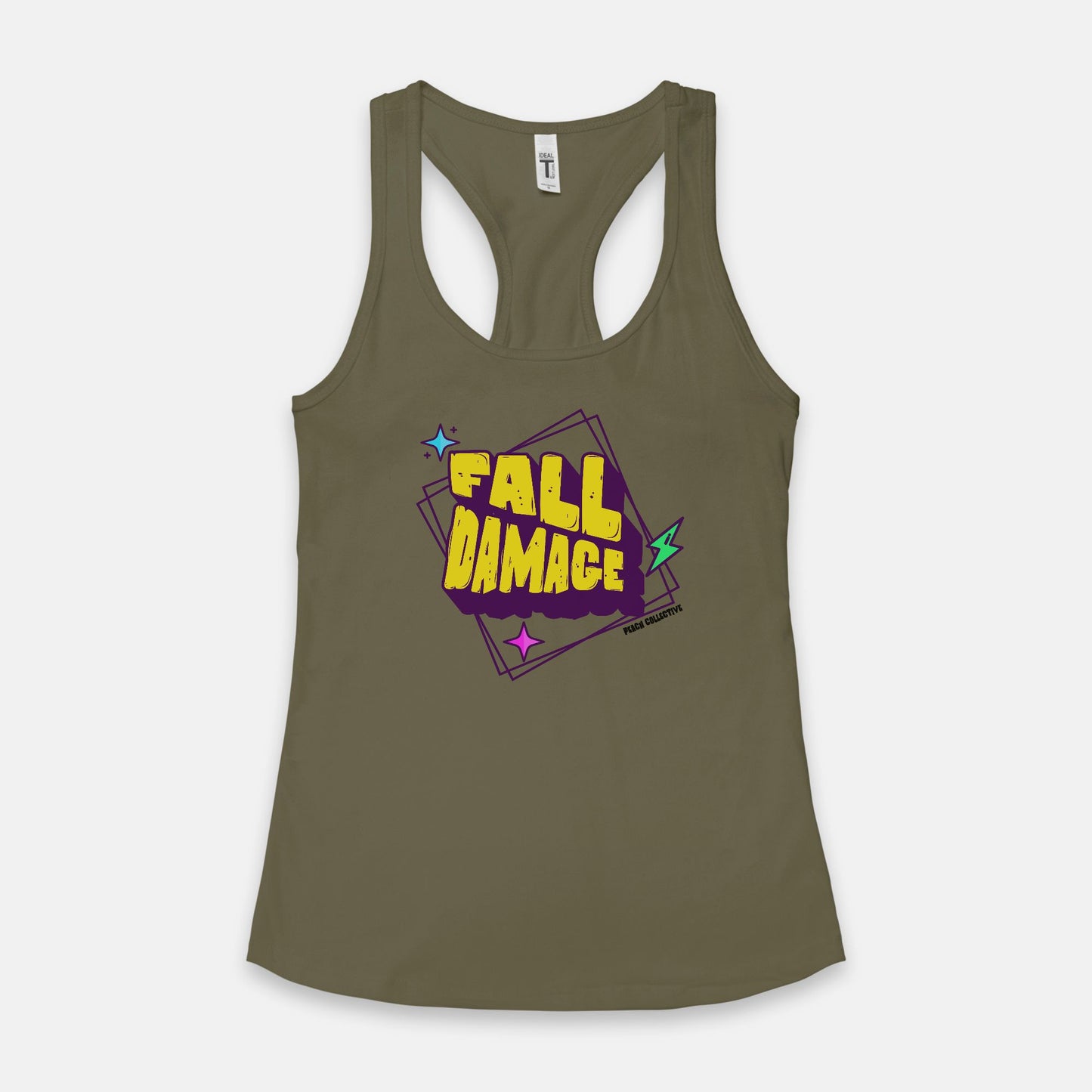 Fall Damage Women's Racerback Tank Next Level 1533