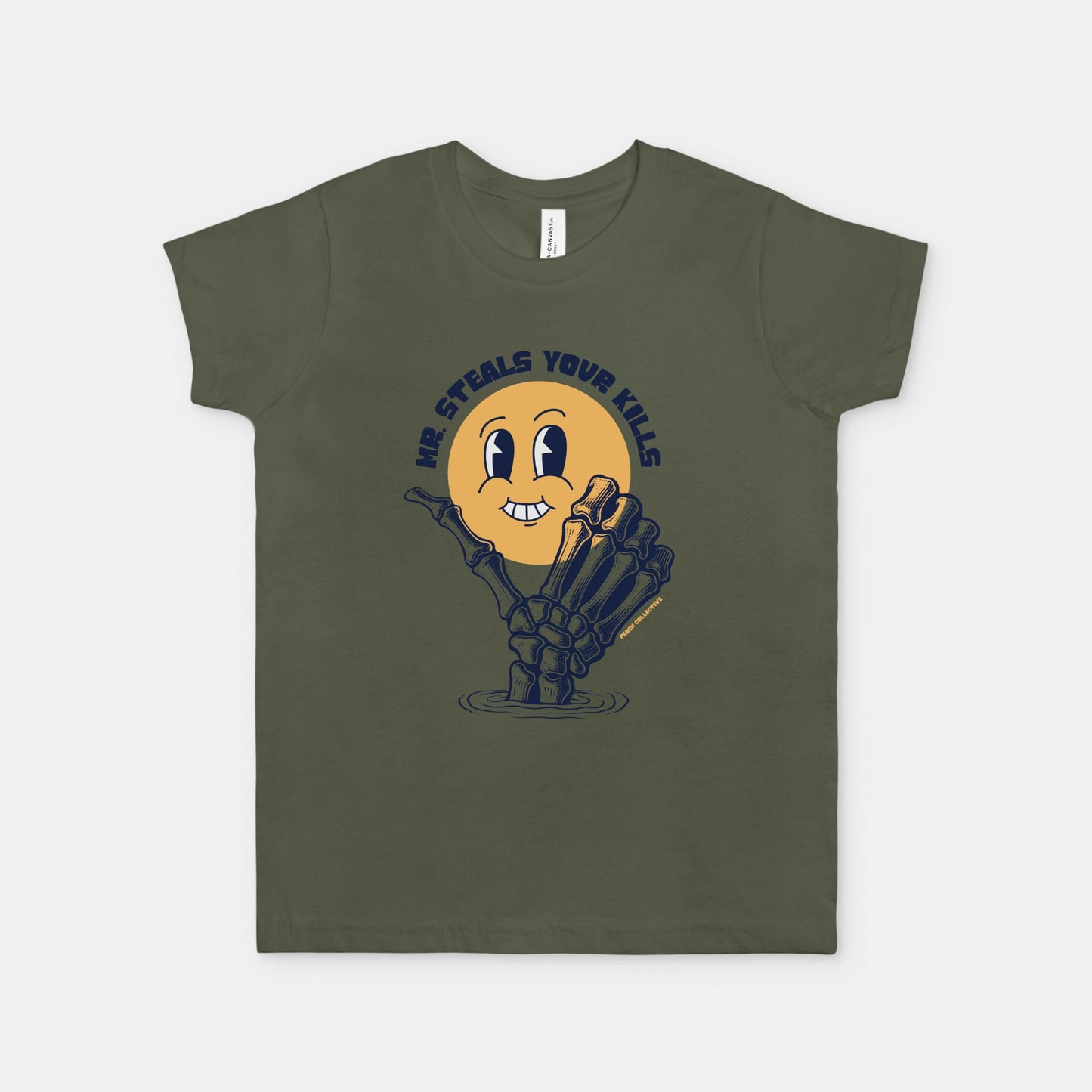 Mr. Steals Your Kills Bella Canvas Youth Unisex Jersey Short Sleeve Tee 3001Y