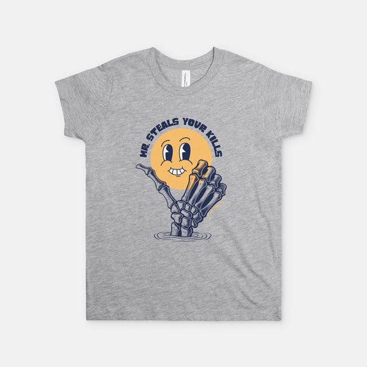 Mr. Steals Your Kills Bella Canvas Youth Unisex Jersey Short Sleeve Tee 3001Y