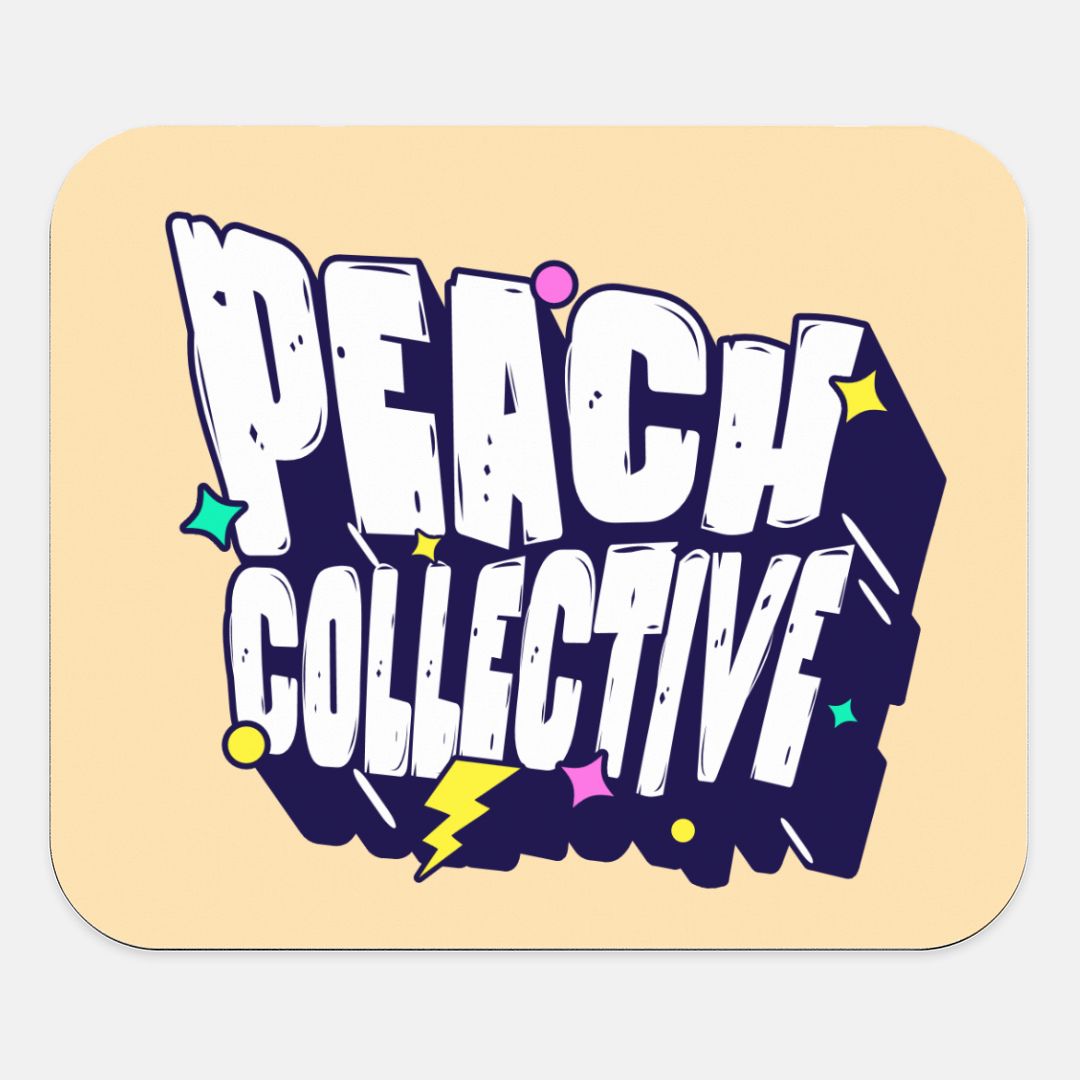 Peach Collective Mouse Pad (Rectangle)