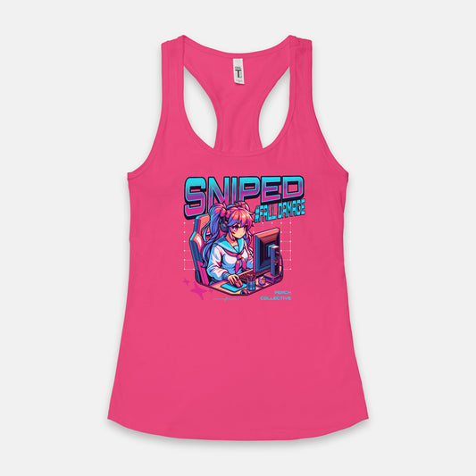 Sniped Women's Racerback Tank Next Level 1533