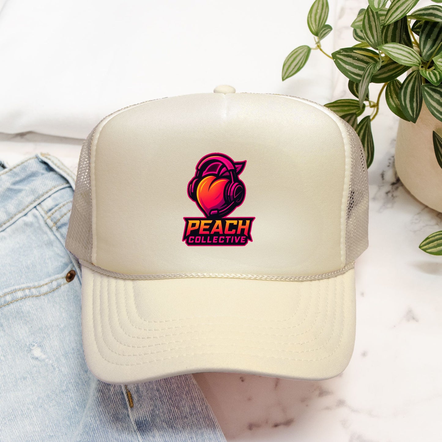 Peach Collective Foam Trucker Hat Otto 39-165
