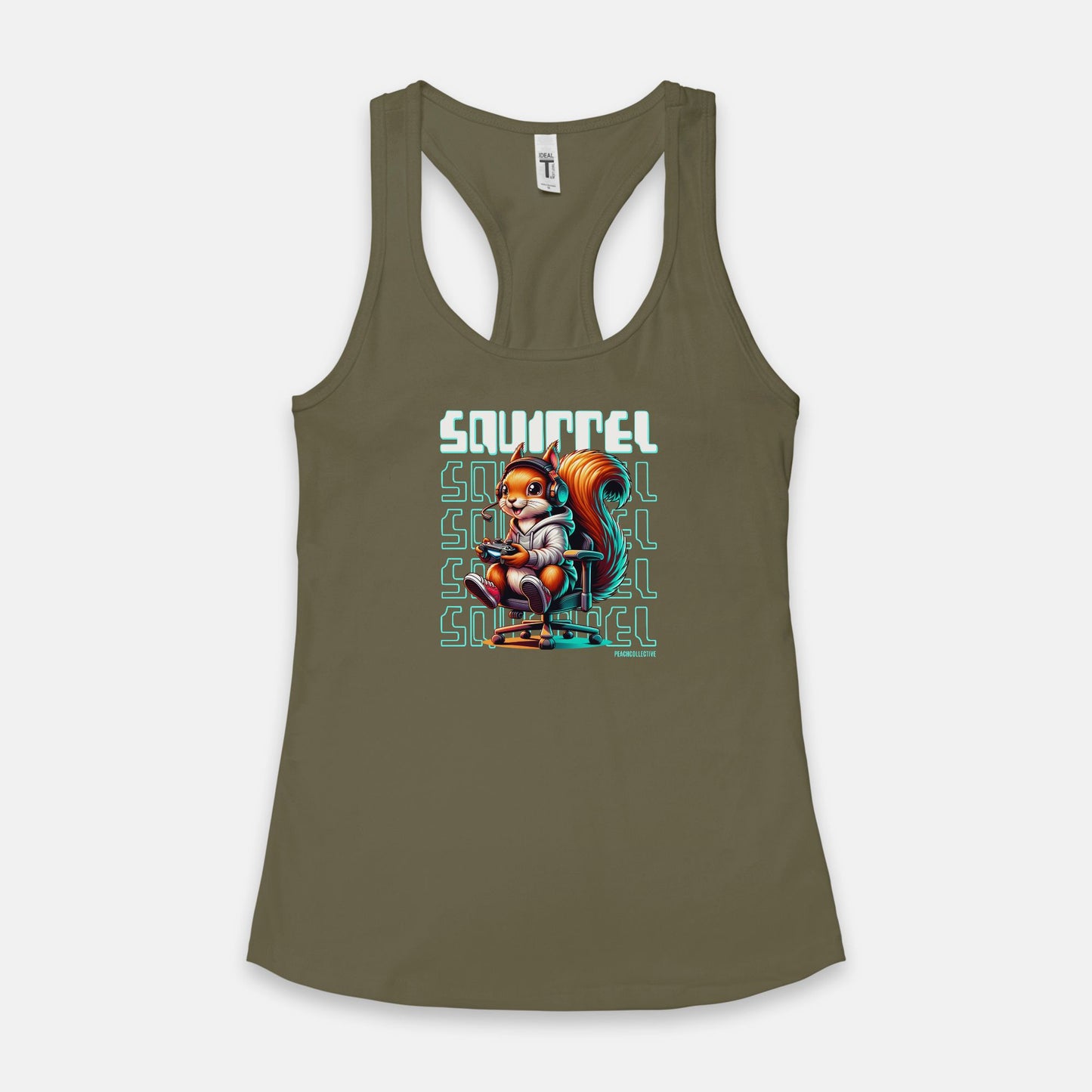 Squirrel Women's Racerback Tank Next Level 1533