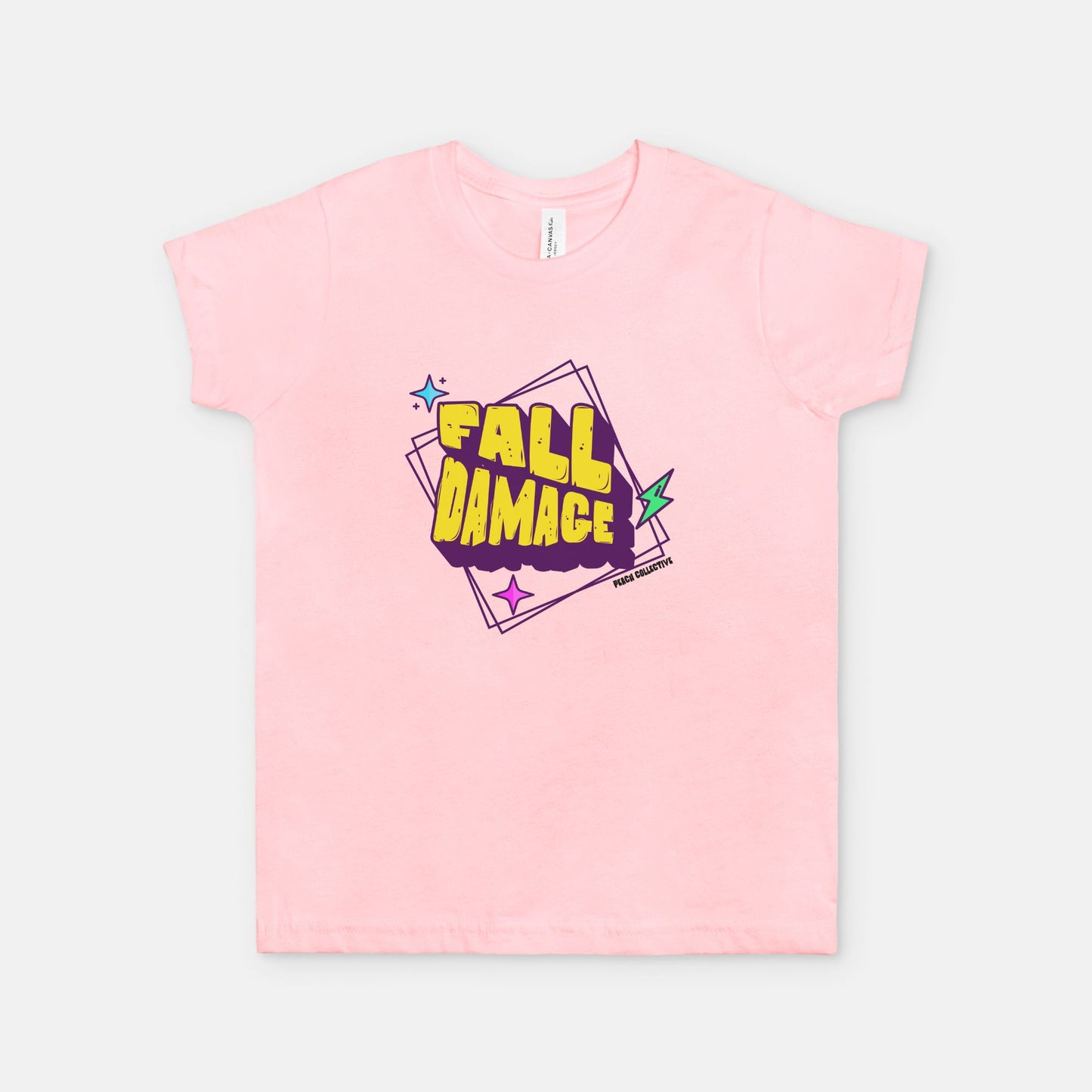 Fall Damage Bella Canvas Youth Unisex Jersey Short Sleeve Tee 3001Y