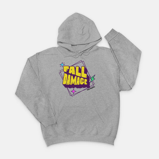 Fall Damage Unisex Hooded Sweatshirt Gildan 18500