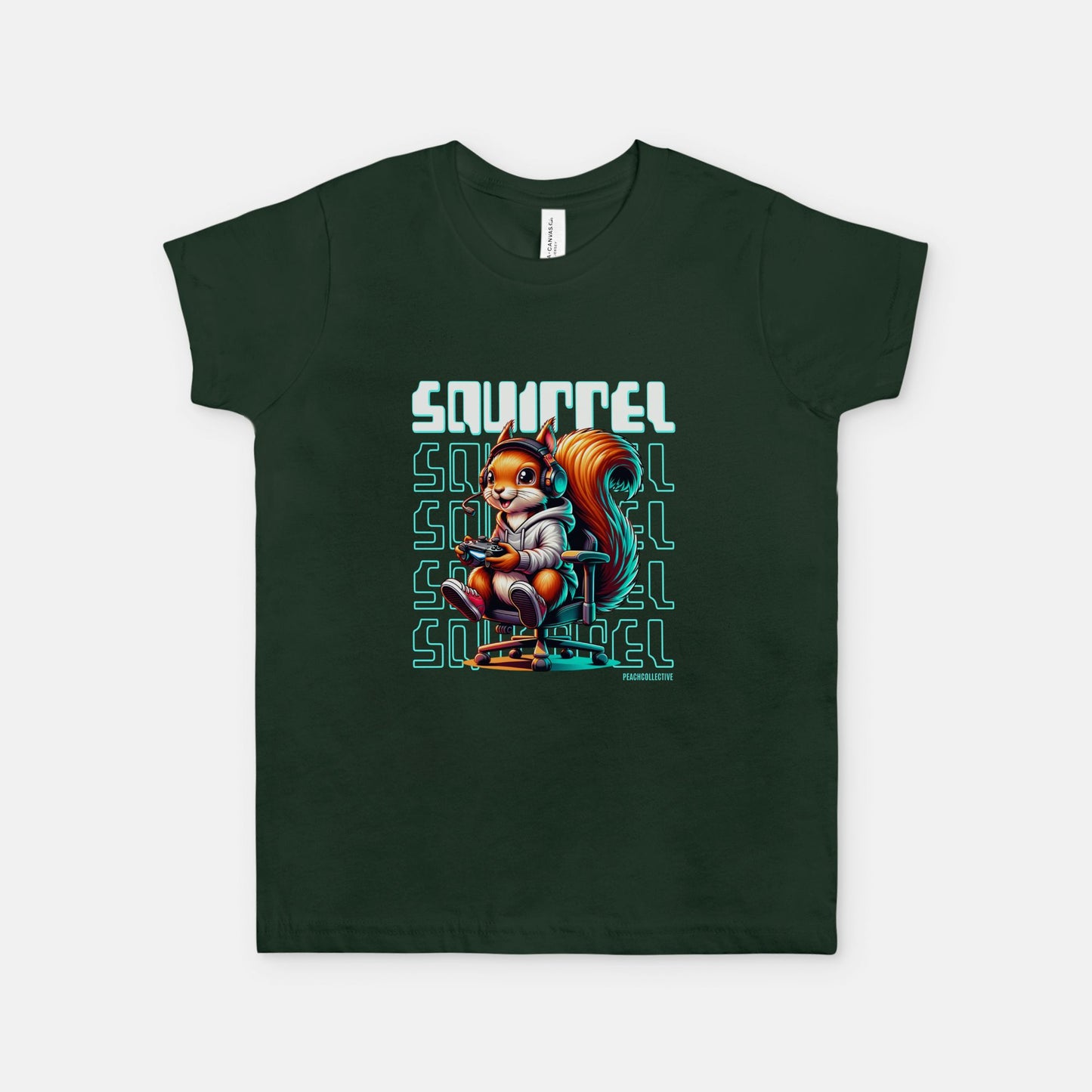 Squirrel Bella Canvas Youth Unisex Jersey Short Sleeve Tee 3001Y