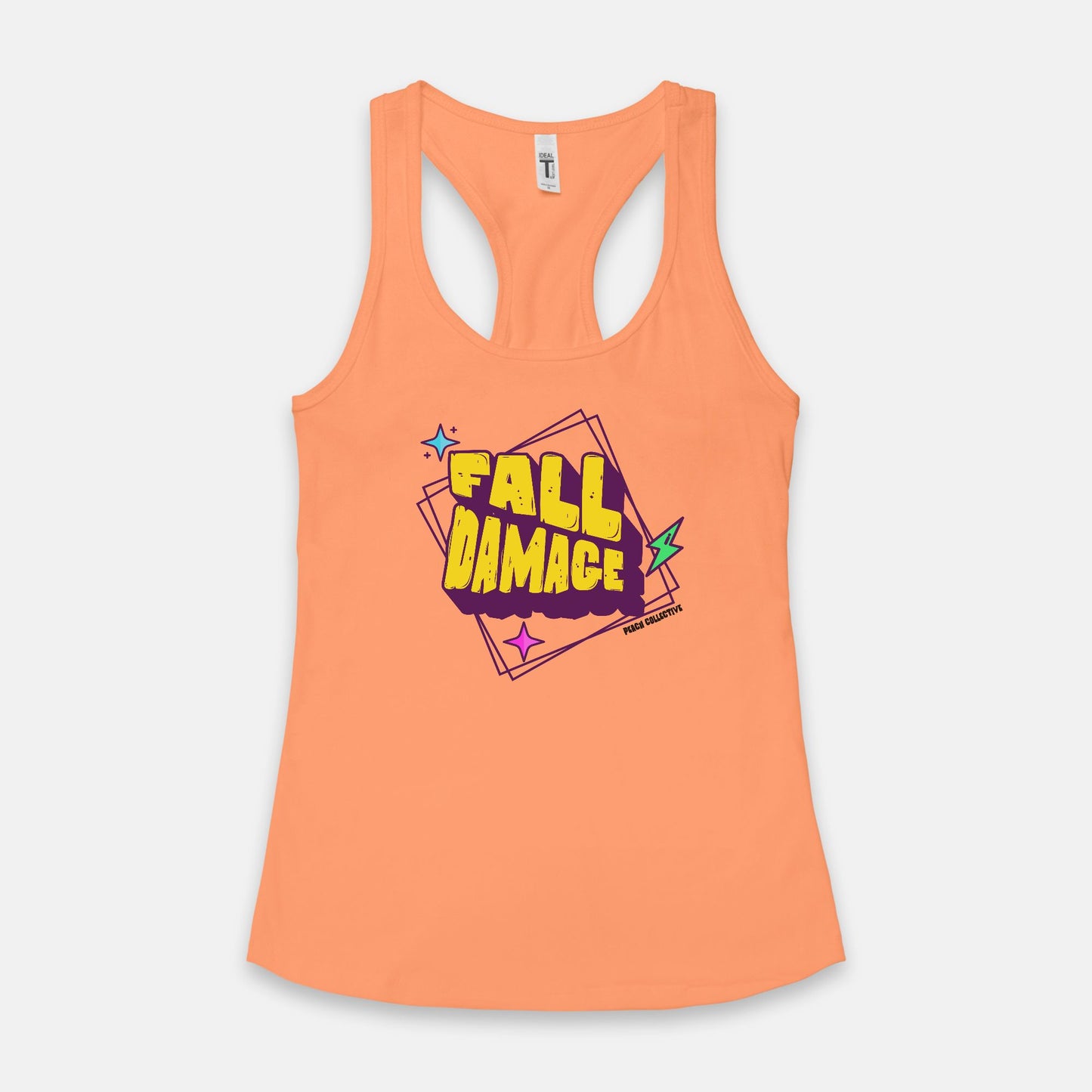 Fall Damage Women's Racerback Tank Next Level 1533