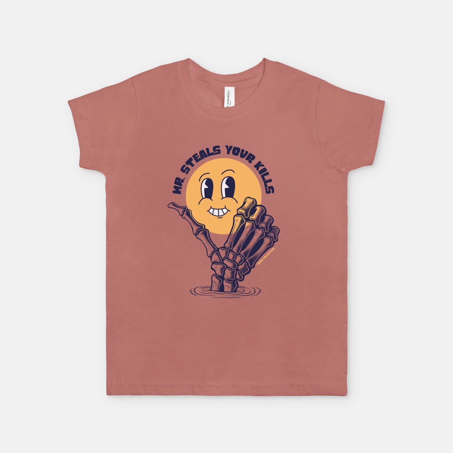 Mr. Steals Your Kills Bella Canvas Youth Unisex Jersey Short Sleeve Tee 3001Y